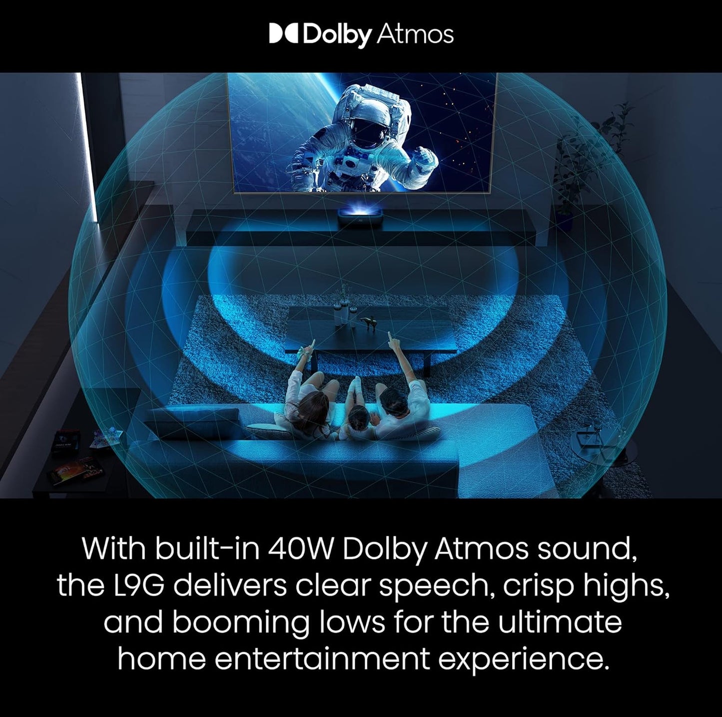 Hisense 1009G-DLT100A L9 Series TriChroma Laser TV 100-Inch