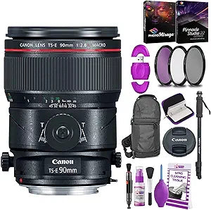 Canon BASK9785B011 TS-E 90mm f/2.8L Macro Lens Bundle