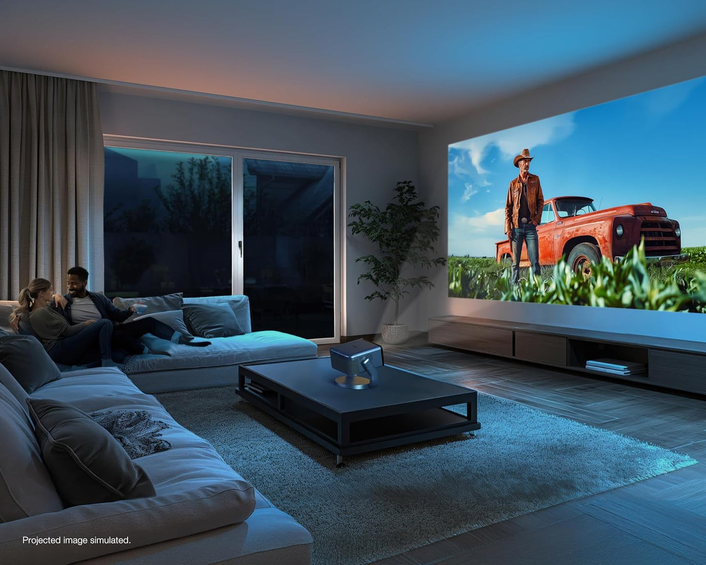 Epson V11HB38420 EpiqVision Mini EF22 Portable Smart Laser Projector