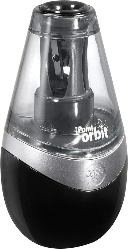 Westcott 16244 iPoint Orbit Battery Pencil Sharpener - Black