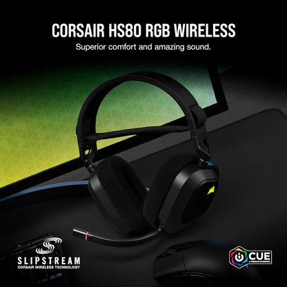 Corsair CA-9011235-NA HS80 RGB Wireless Gaming Headset