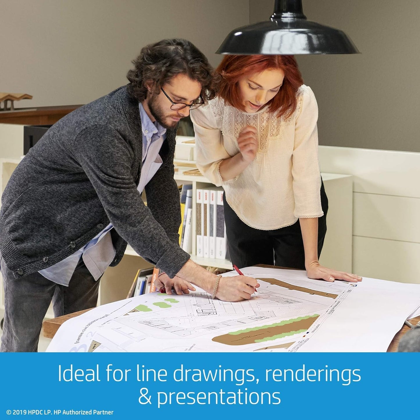 HP DesignJet T630 36-Inch Wireless Plotter (Renewed)