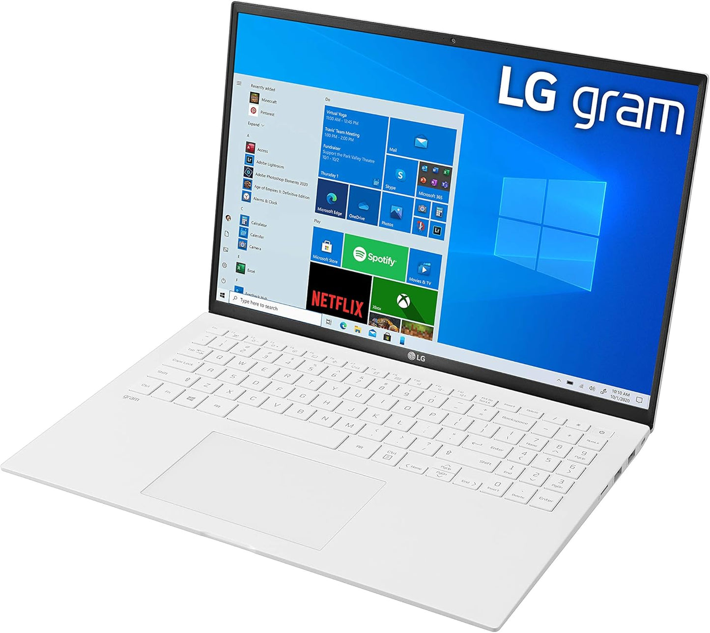 LG 16Z90P 16-Inch Gram Ultra Lightweight Laptop White
