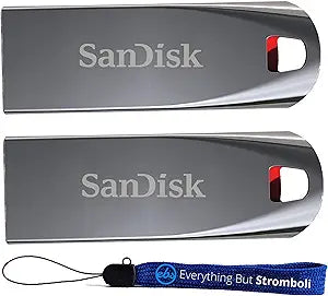 SanDisk 32G_CZ71_X2_Lan 32GB Cruzer Force USB 2.0 Flash Drive Bundle