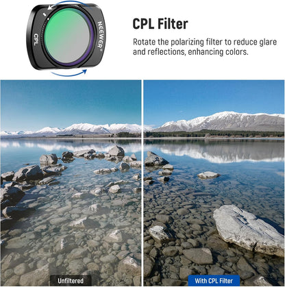 Neewer 10104777 Magnetic CPL Filter DJI Osmo Pocket 3