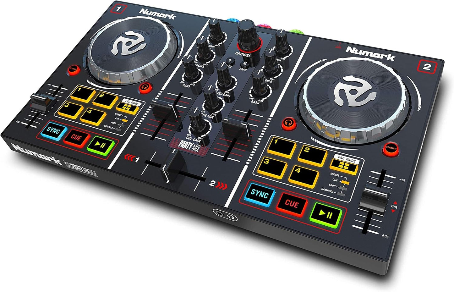 Numark Party Mix DJ Controller Serato DJ Lite