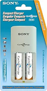 Sony BCG34HS2K Compact AA Battery Charger Discontinued