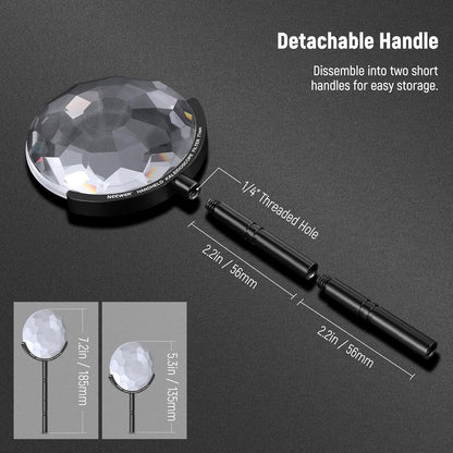 Neewer 77mm Handheld Kaleidoscope Prism Lens Filter