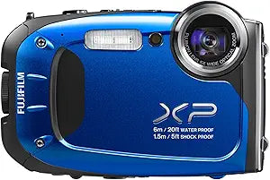 Fujifilm FinePix XP60 Blue Waterproof Digital Camera — main product image