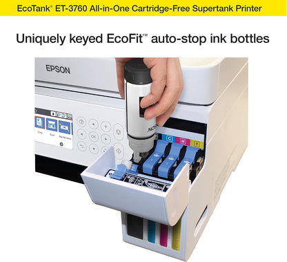 Epson ET-3760 EcoTank Wireless All-in-One Printer