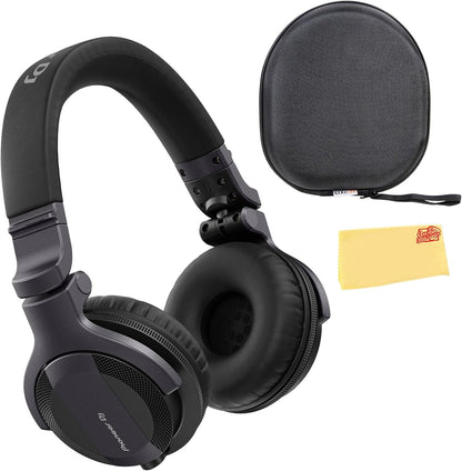 Pioneer DJ HDJ-CUE1 Black DJ Headphones Bundle