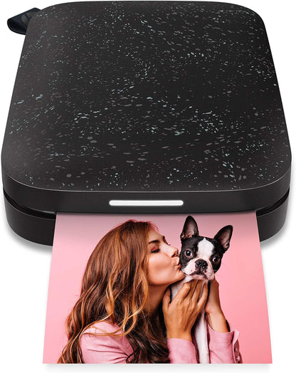 HP HPIKSPK2BKAMZ Sprocket Portable Photo Printer Bundle (Black)