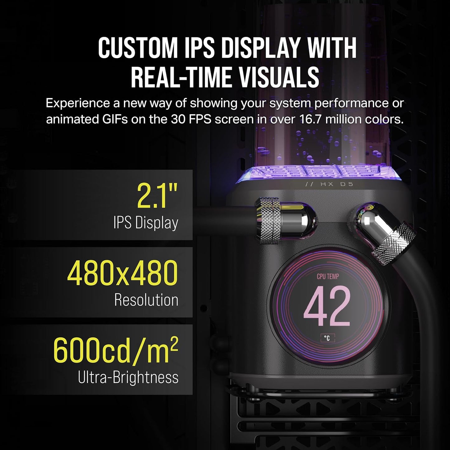 Corsair CX-9040011-WW iCUE LINK XD5 RGB Elite Pump-Reservoir