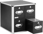 Vaultz VZ01049 Locking CD File Cabinet Organizer 660 Capacity