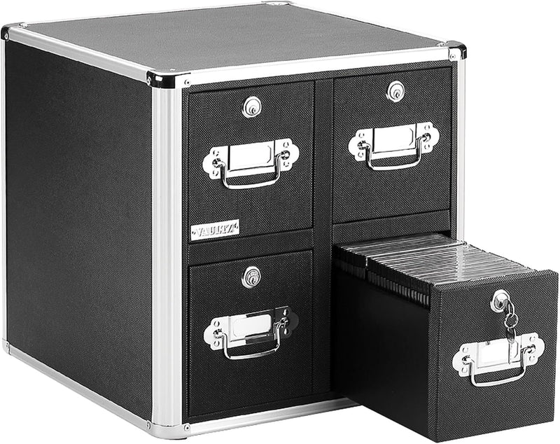 Vaultz VZ01049 Locking CD File Cabinet Organizer 660 Capacity — main product image
