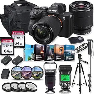 Sony ILCE-7M4K/B a7 IV Mirrorless Camera 28-70mm Lens Bundle