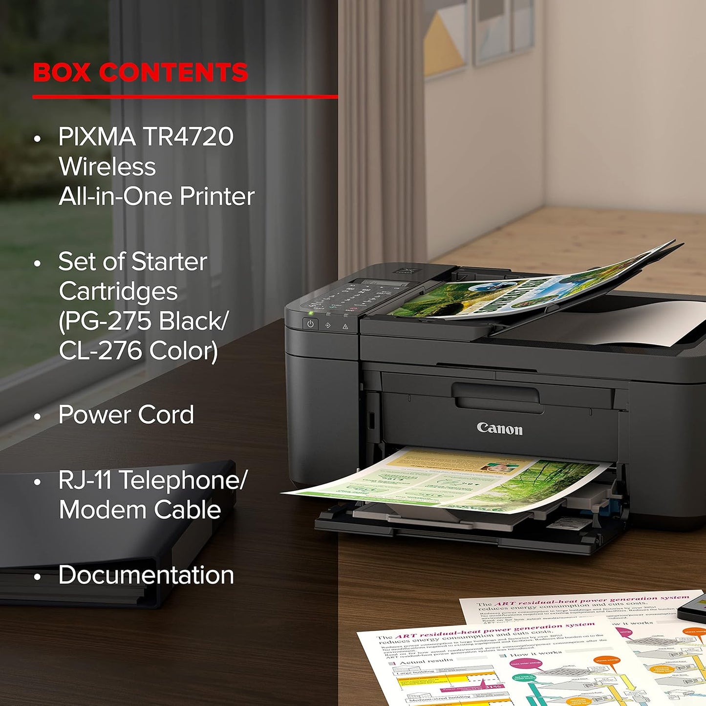 Canon 5074C002 PIXMA TR4720 Wireless All-in-One Printer
