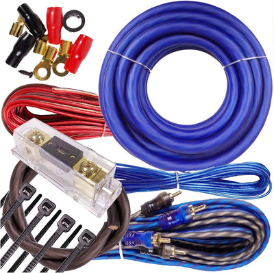 Gravity BGR-KIT4-B-PK2-3000W 4 Gauge Amplifier Installation Kit