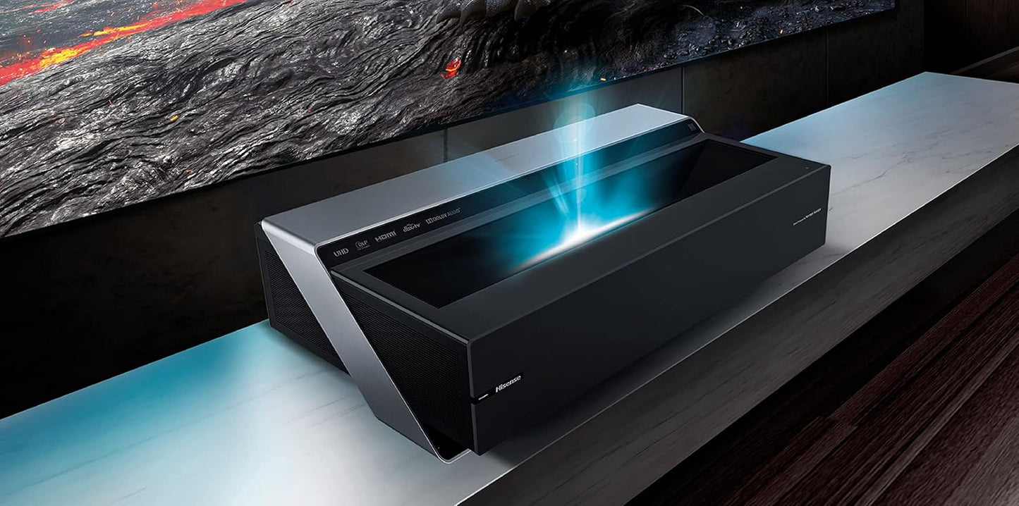 Hisense 120L5G 120-Inch Laser TV Bundle with Screen & Stand