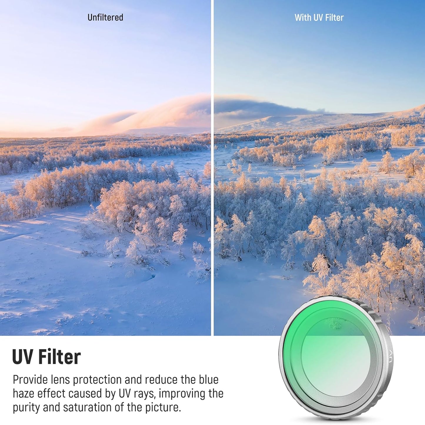 Neewer 10104590 Insta360 GO 3S Filter Kit ND UV CPL