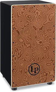 Latin Percussion LP1428NYFC-K Black Box Exotic Cajon — main product image