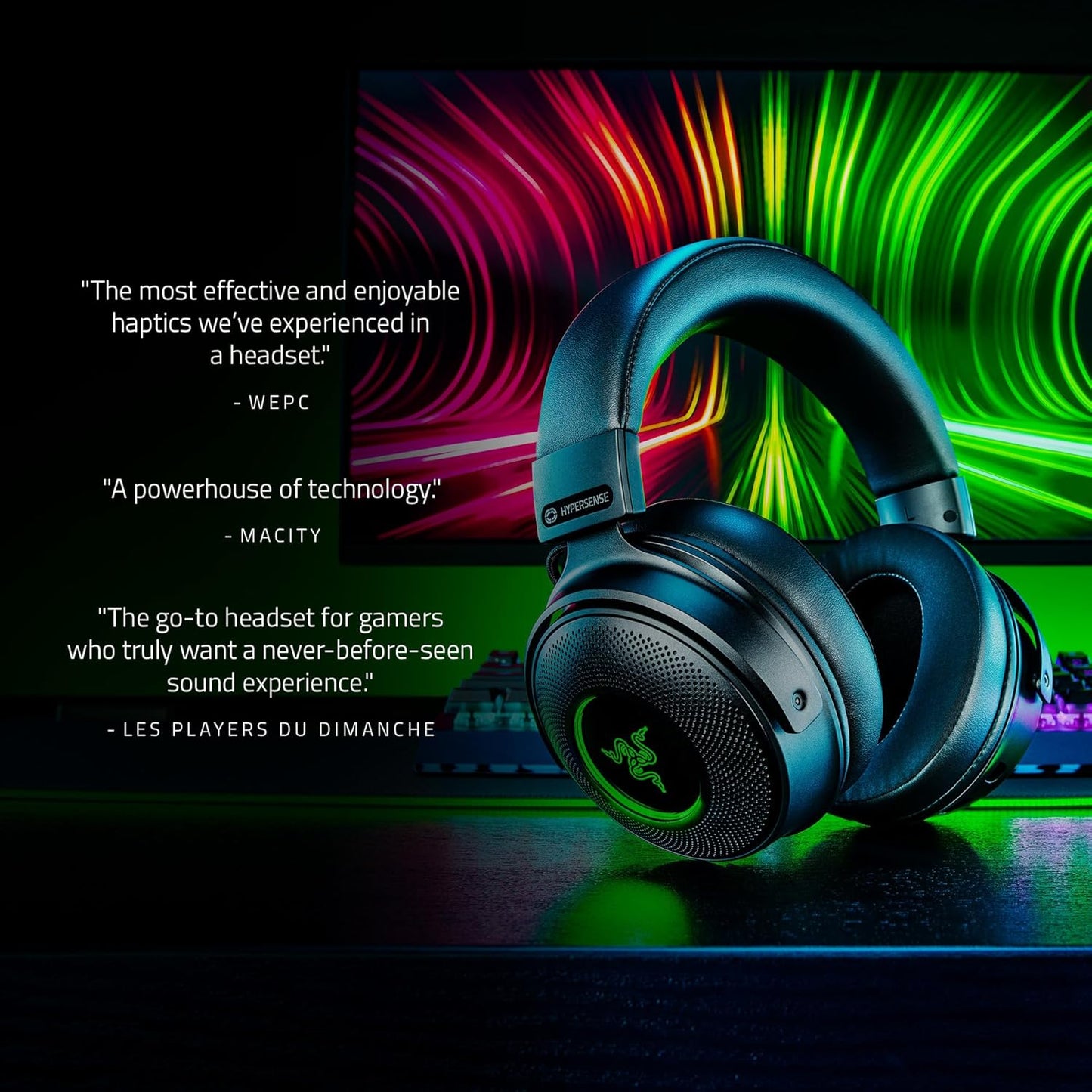Razer Kraken V3 Pro: Wireless Haptic Gaming Headset (Renewed)