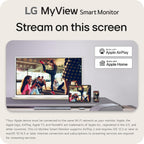 LG 32SR70U-W.AUS 32-Inch 4K UHD MyView Smart Monitor