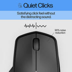 HP Wireless Silent 280M Ergonomic Mouse Black