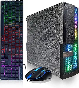 Dell PC Treasure Box RGB i5 Desktop Computer (Renewed)
