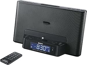 Sony ICFCS15IPN Lightning iPhone/iPod Clock Radio (Renewed)