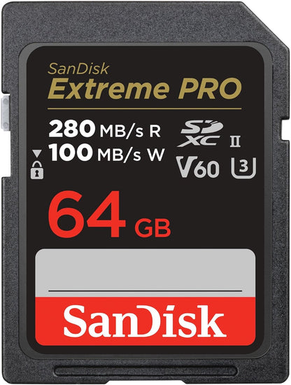 SanDisk SDSDXEP-064G-GN4IN 64GB Extreme PRO UHS-II SD Card