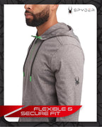 Spyder Pullover Hoodie - Men's Quarter Zip Active Sweatshirt