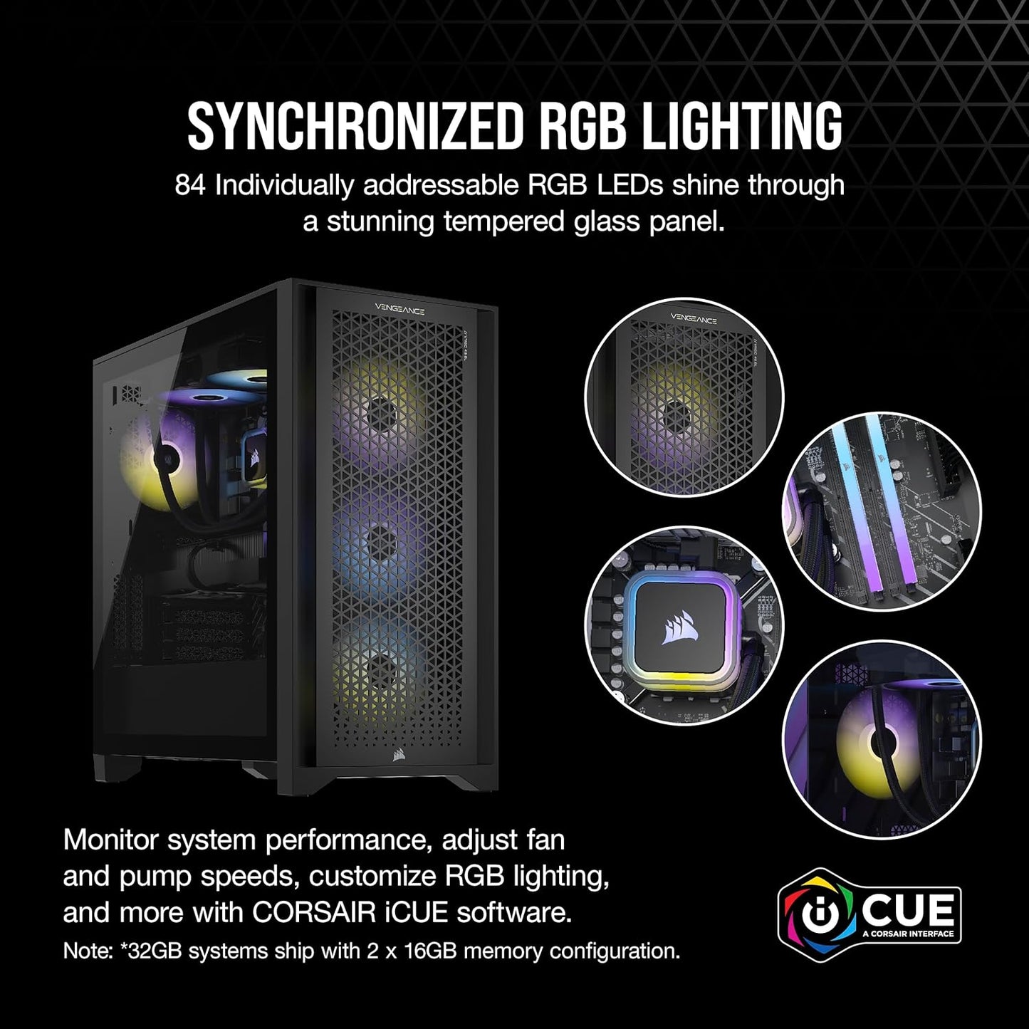 Corsair CS-9050086-NA Vengeance i7500 RTX 4080 Super Gaming PC