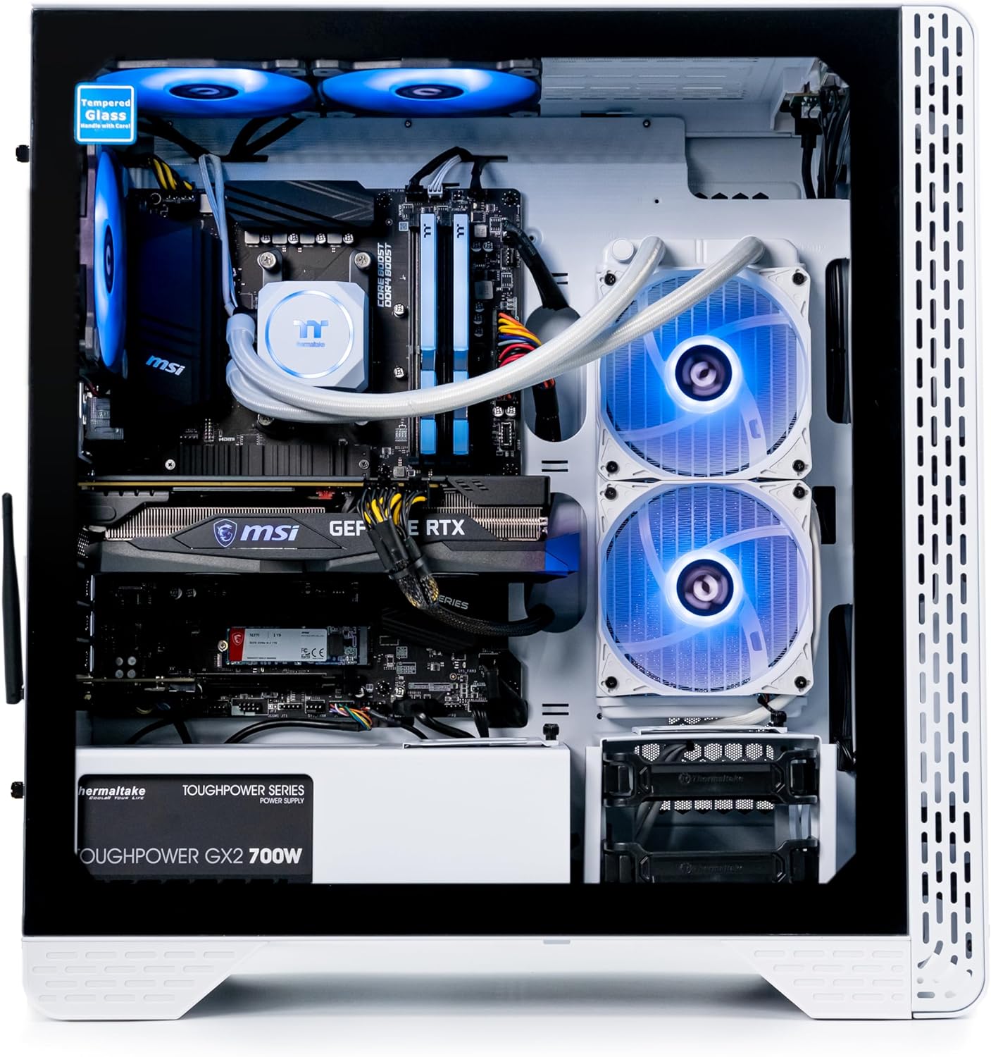 Thermaltake S3WT-B550-G36-LCS Glacier 360 RTX 3060 Gaming PC