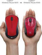 Logitech 910-002486 M310 Flame Red Wireless Mouse