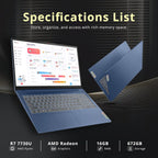 Lenovo IdeaPad Slim 3 Ryzen 7 Touch Laptop