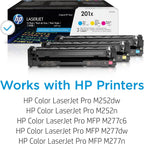 HP CF253XM 201X High-Yield Color LaserJet Toner 3-Pack