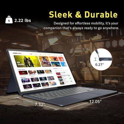 Lenovo IdeaPad Duet 5 Chromebook FHD 2-in-1 Renewed