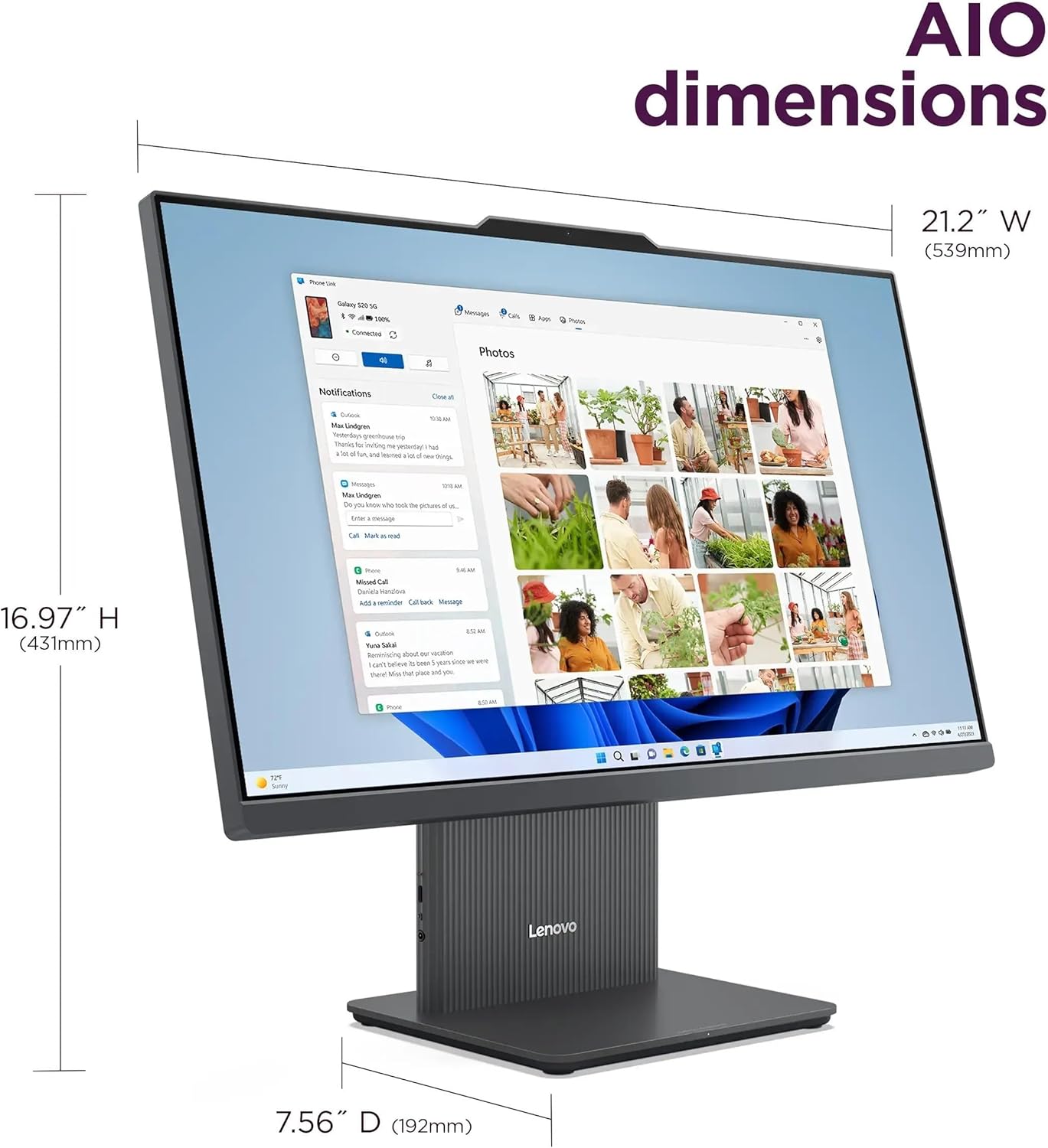 Lenovo ThinkCentre AIO i3 All-in-One Desktop