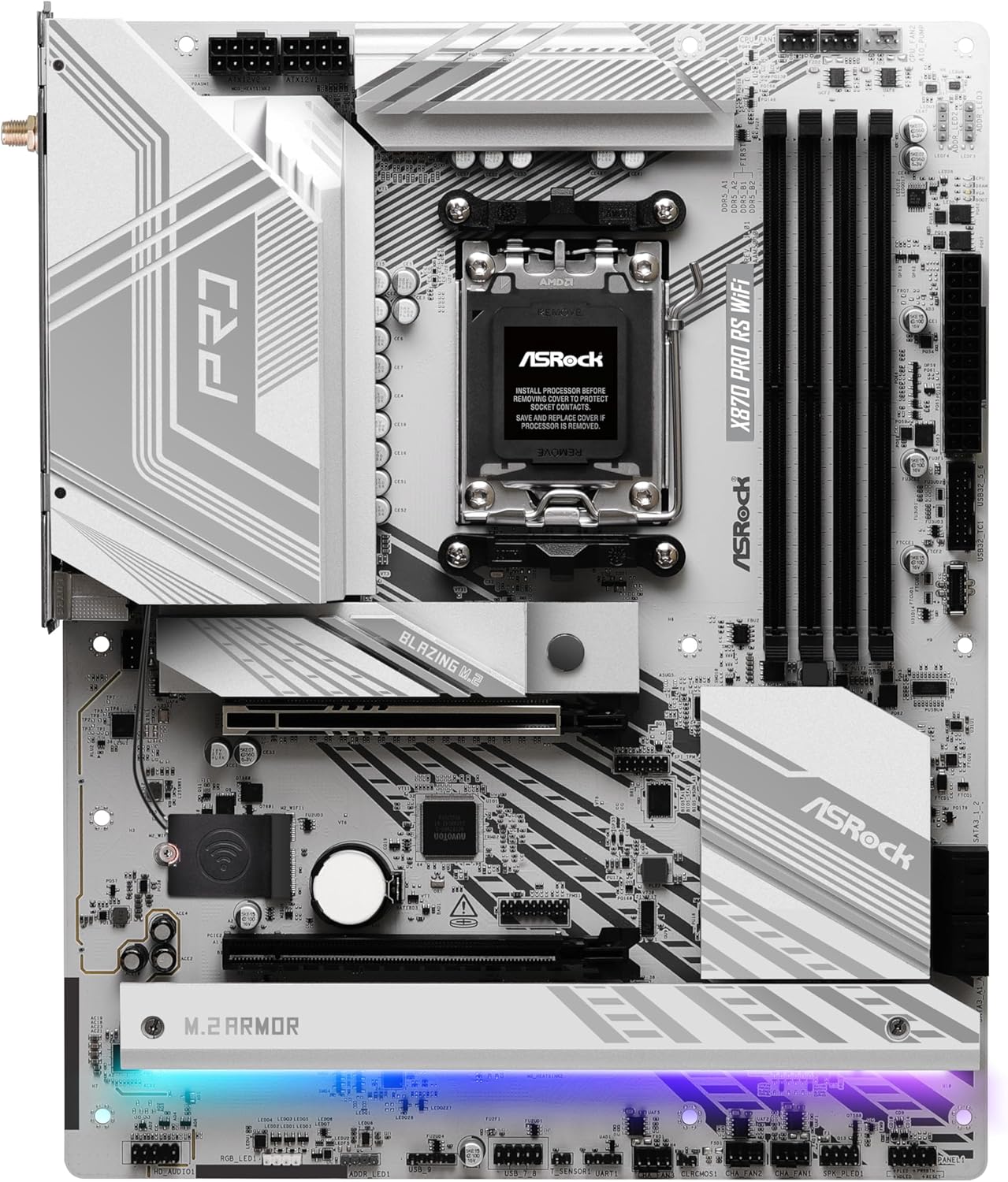 ASRock X870 PRO RS WIFI Ryzen AM5 ATX Motherboard