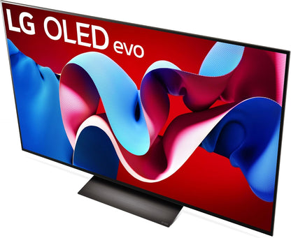 LG E1LGOLED77C4PUARB 77-Inch OLED evo C4 Series 4K Smart TV