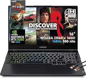 Lenovo Legion 5 Pro RTX 3060 Gaming Laptop