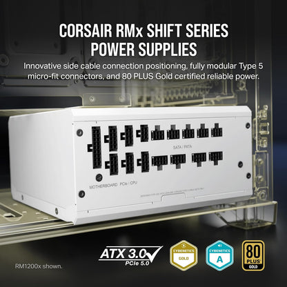 Corsair CP-9020275-NA RM1000x Shift 80+ Gold ATX 3.0 PSU