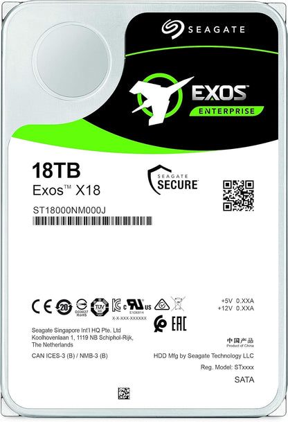 Seagate ST16000NMZ00J 16TB Exos X18 Enterprise HDD