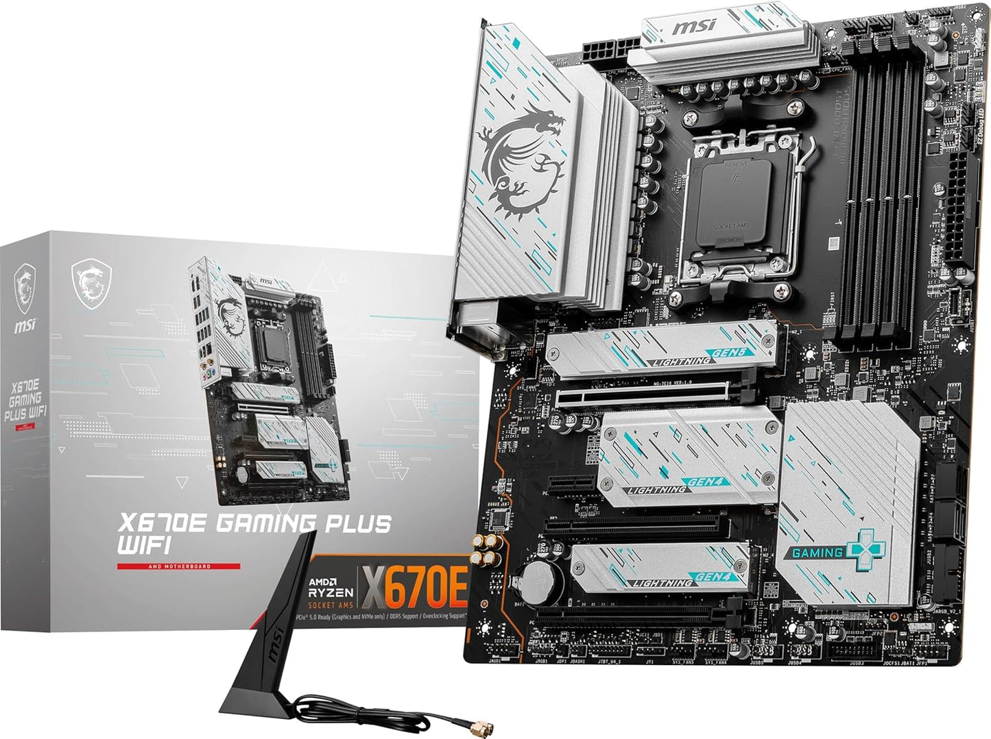 MSI X670E GAMING PLUS WIFI AMD Motherboard