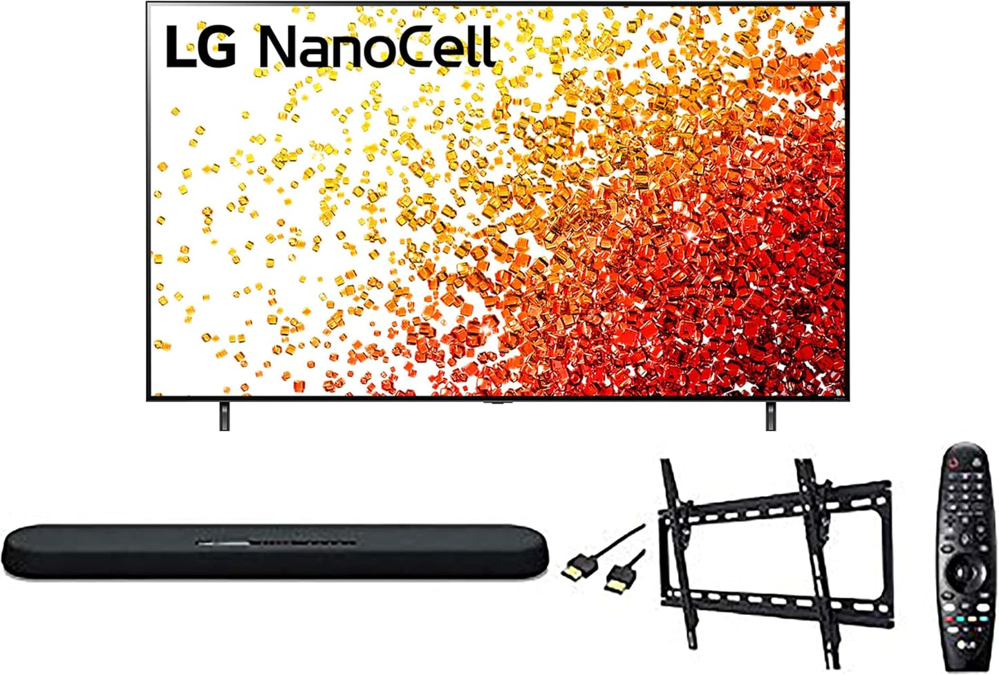 LG 86NANO90UPA 86" NanoCell 4K UHD Smart TV Bundle