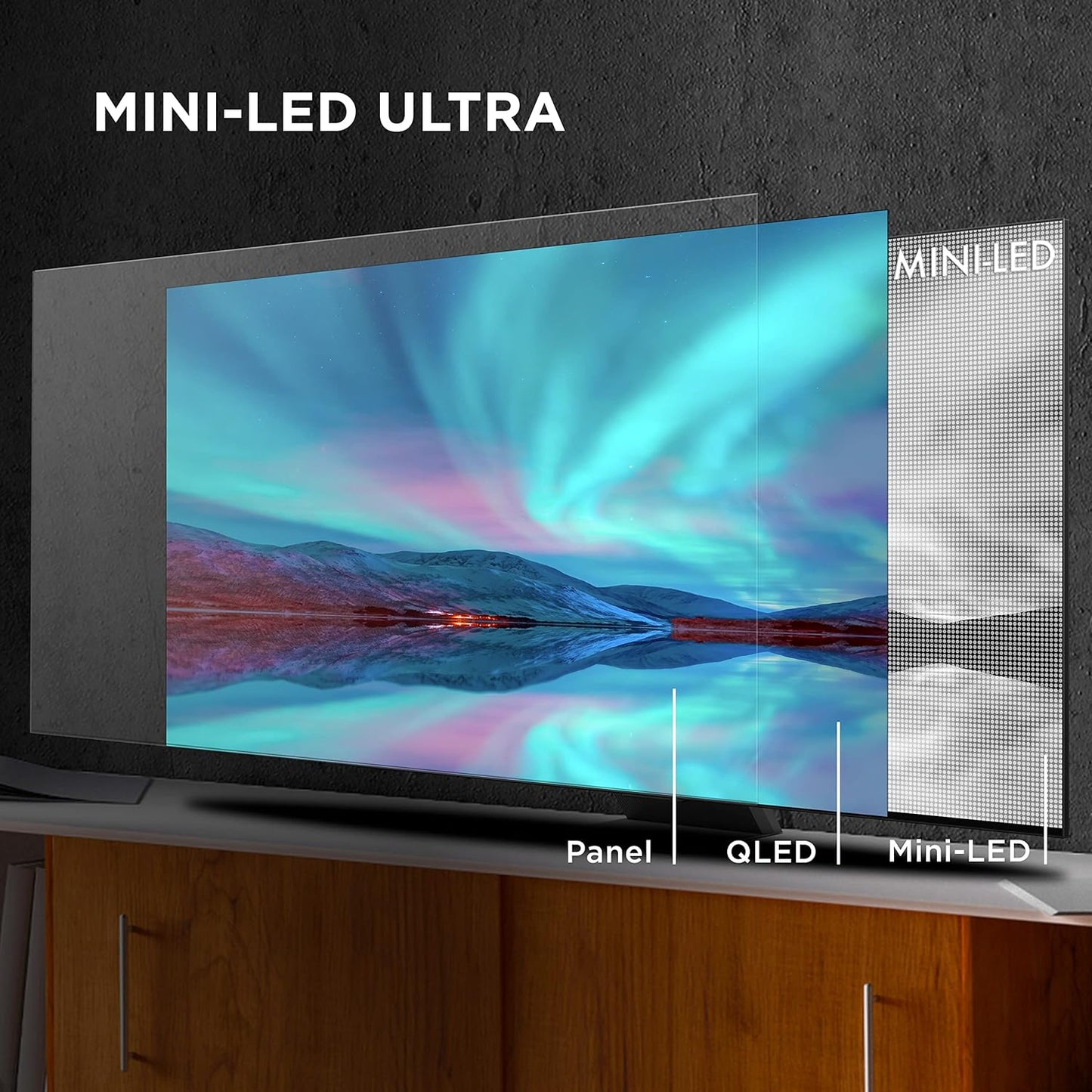 TCL 75QM850G 75-Inch QLED 4K Smart Mini LED TV