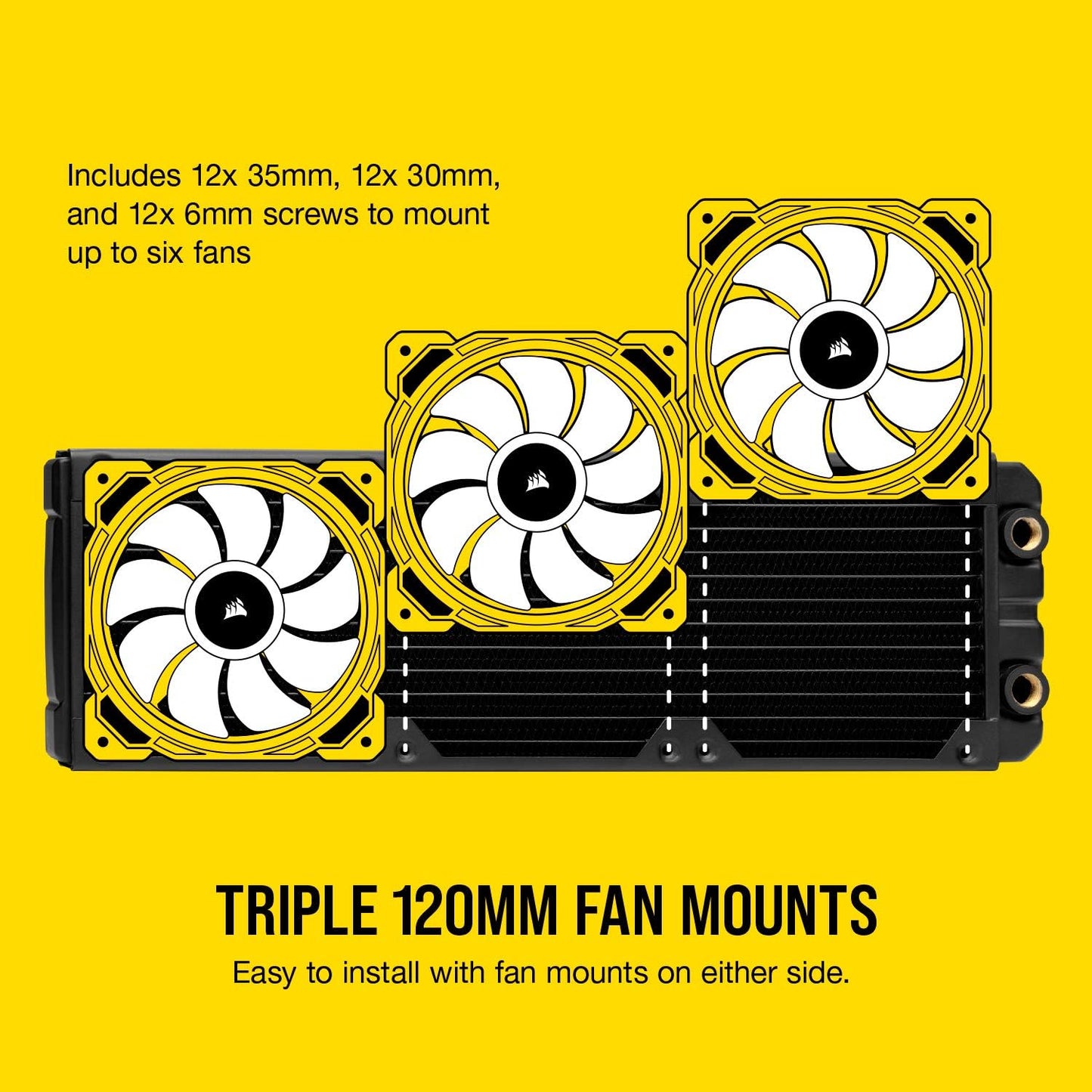 Corsair CX-9030003-WW Hydro X XR5 360mm Water Cooling Radiator