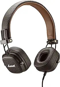 Marshall 4092184 Major III Wired On-Ear Headphones, Brown