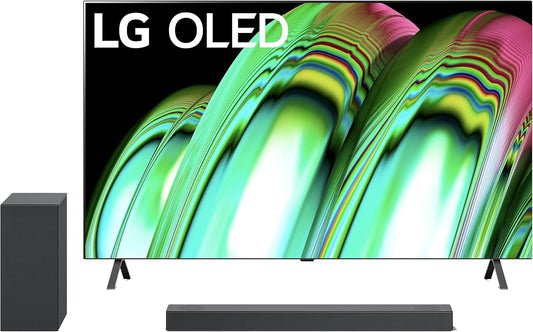 LG OLED65A2PUA 65" 4K OLED TV & S75Q Soundbar Dolby Atmos